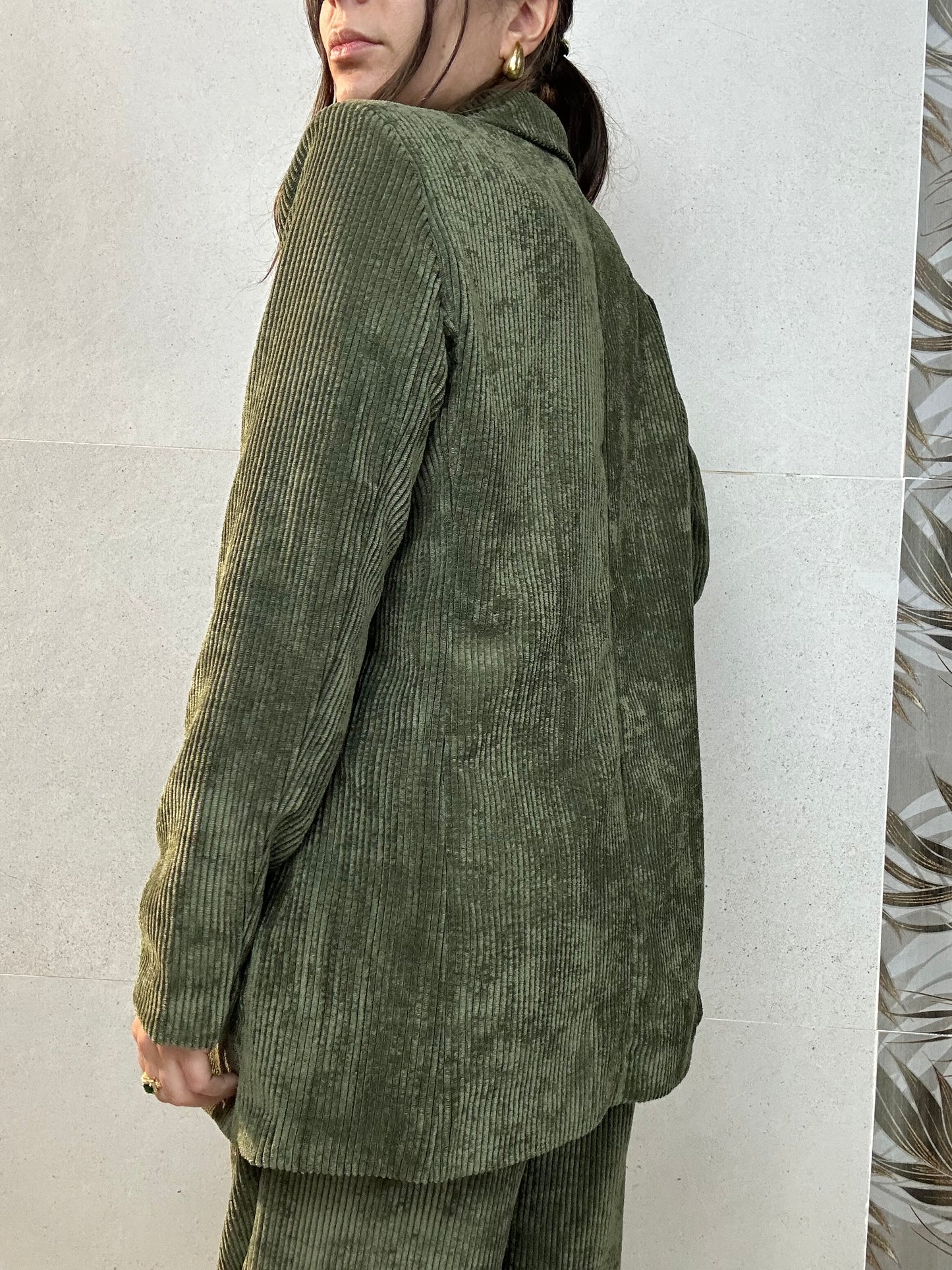 Giacca “VELVET” verde