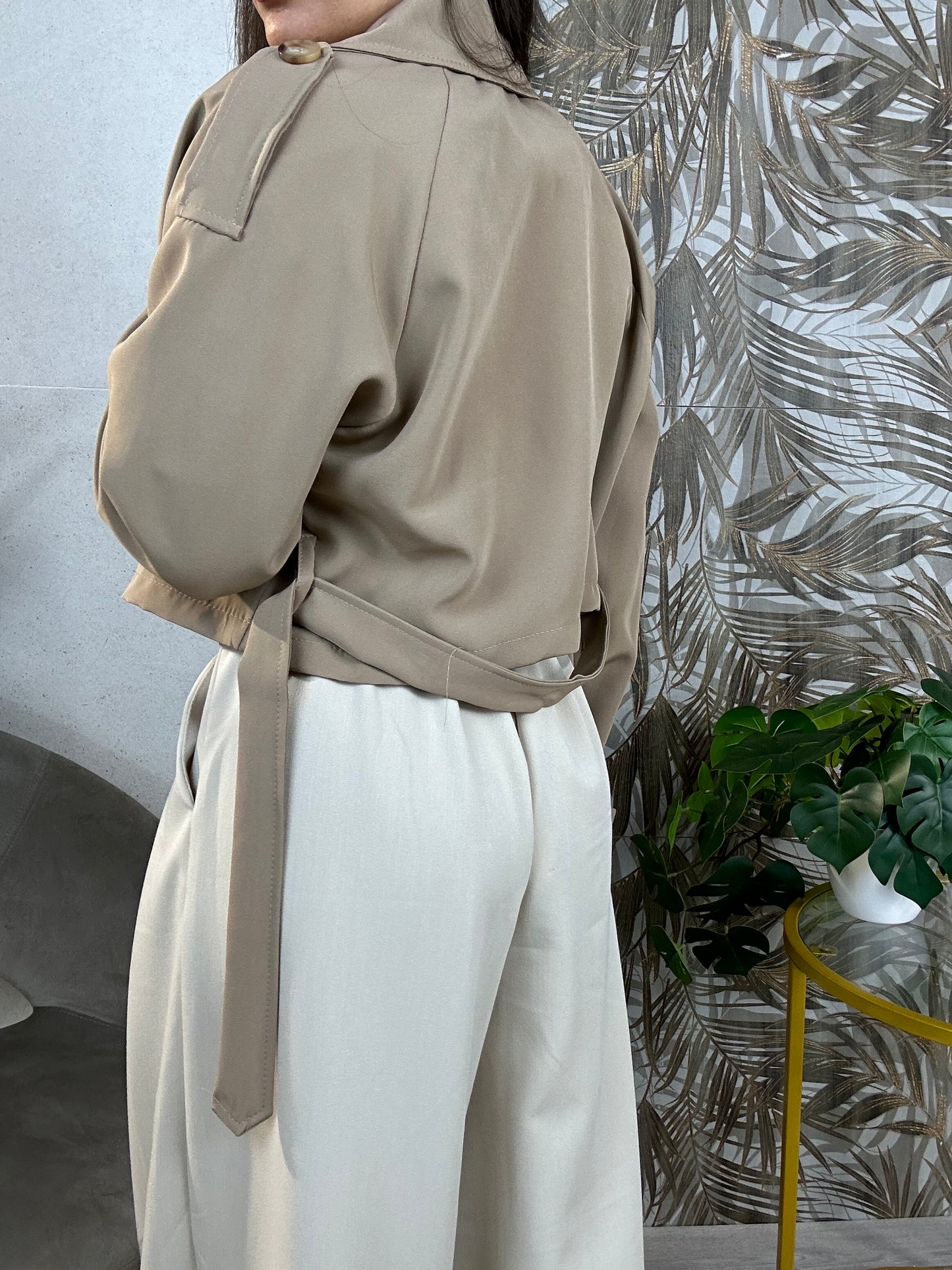 Trench beige scuro