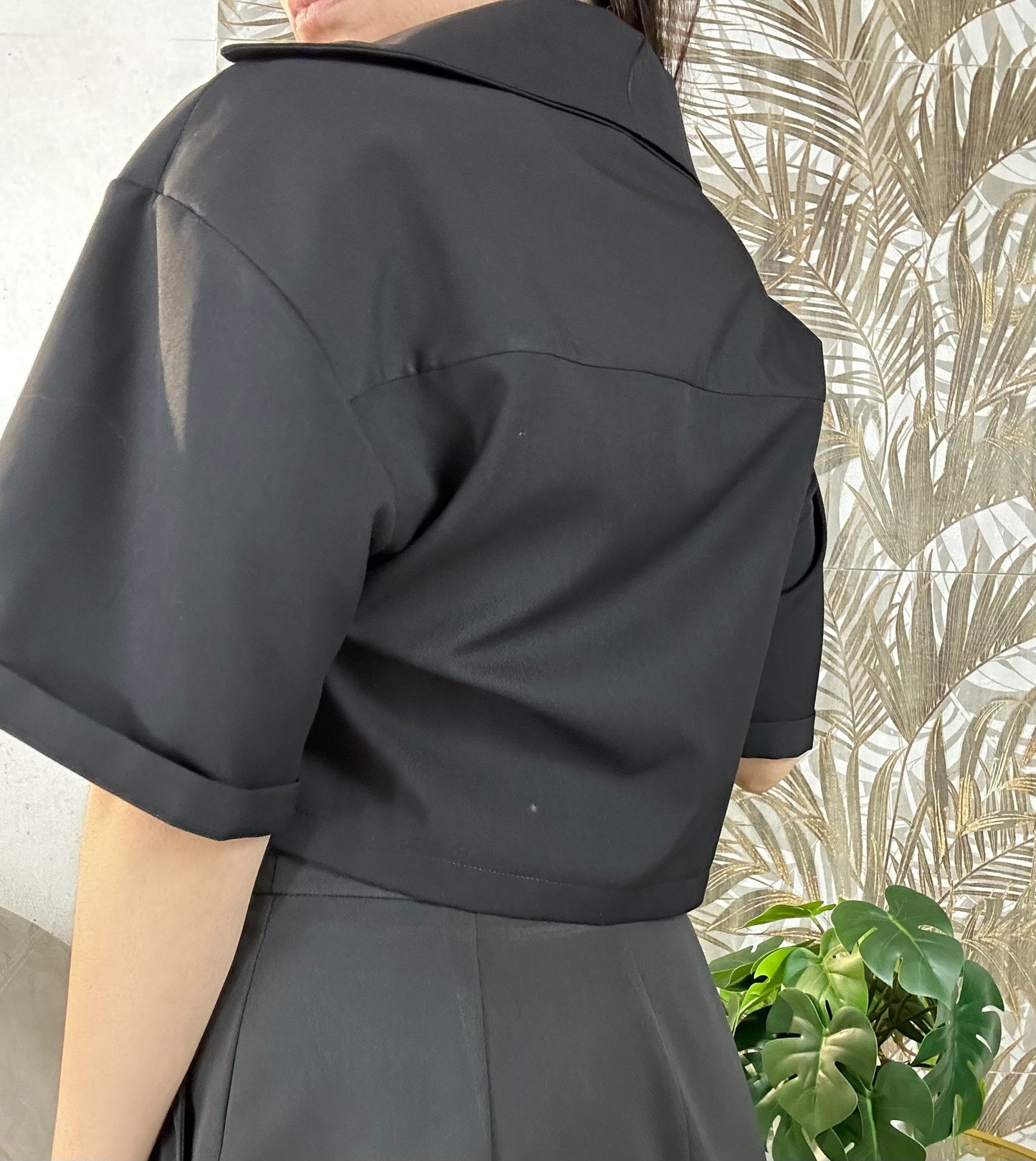 Completo “ROSA” nero lumina