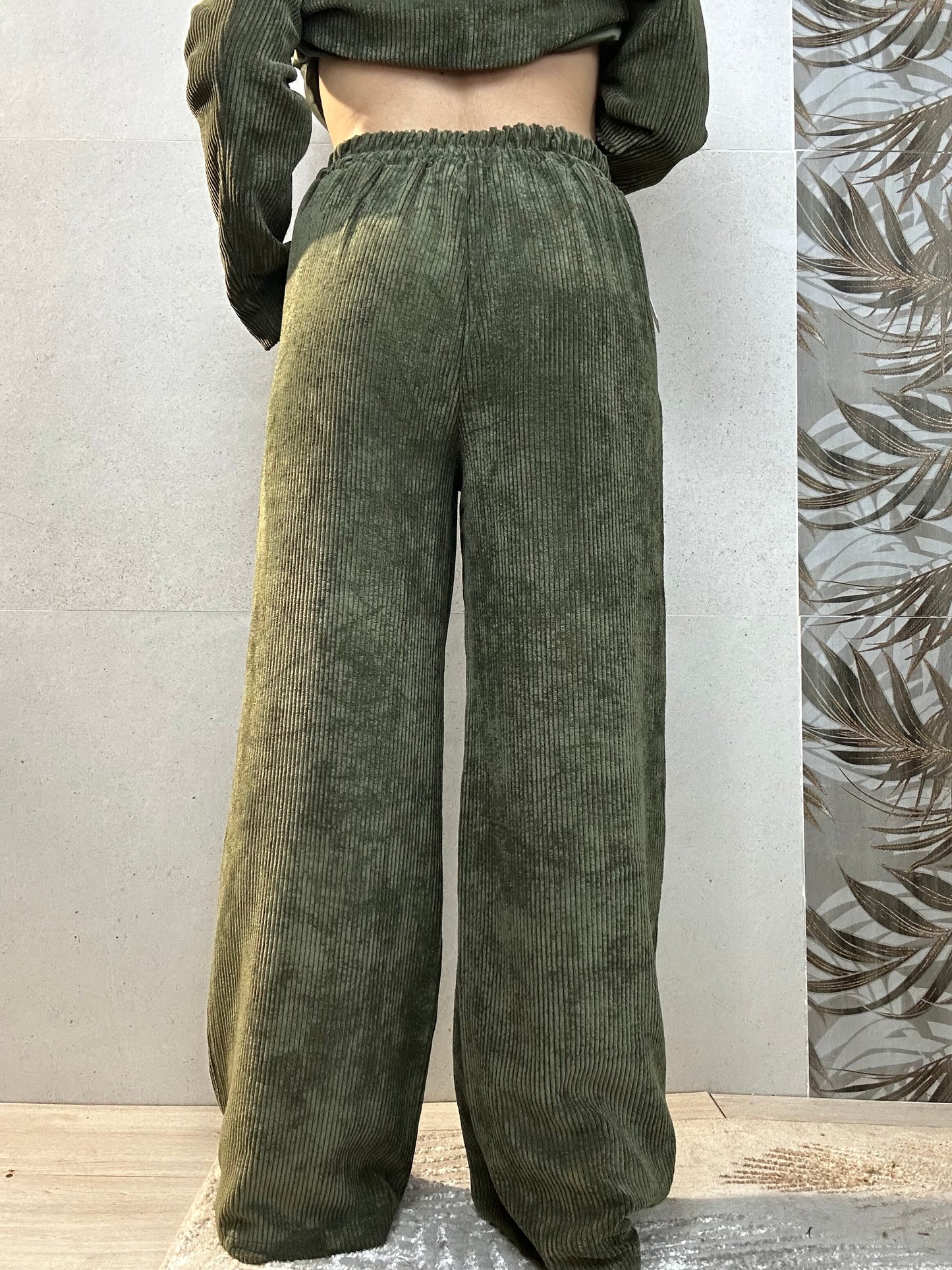 Pantalone “VELVET” verde