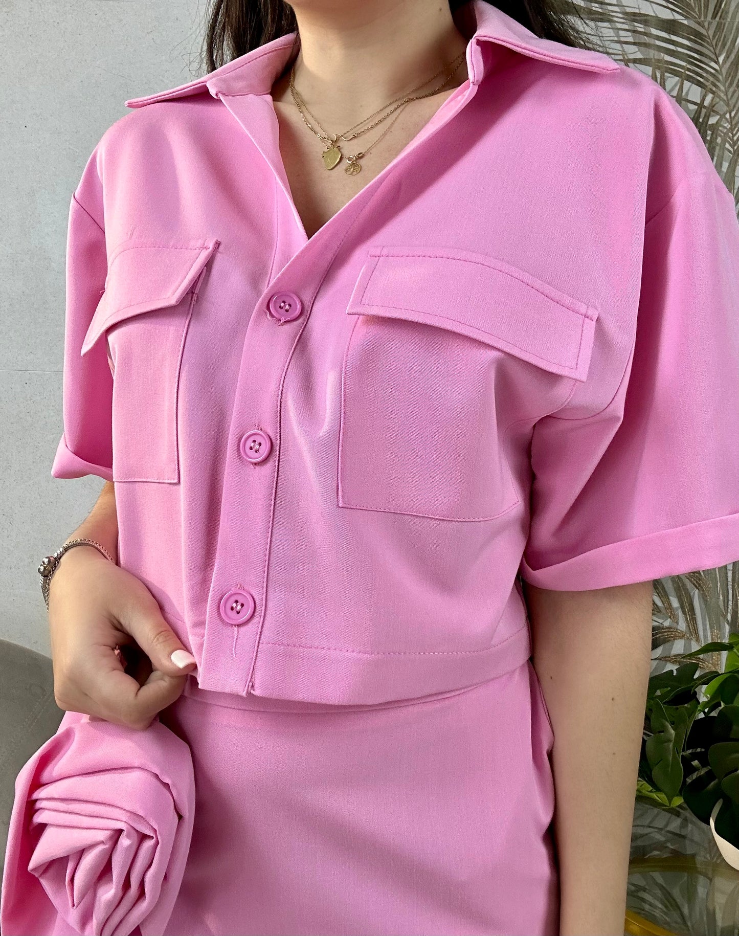 Completo “ROSA” rosa lumina