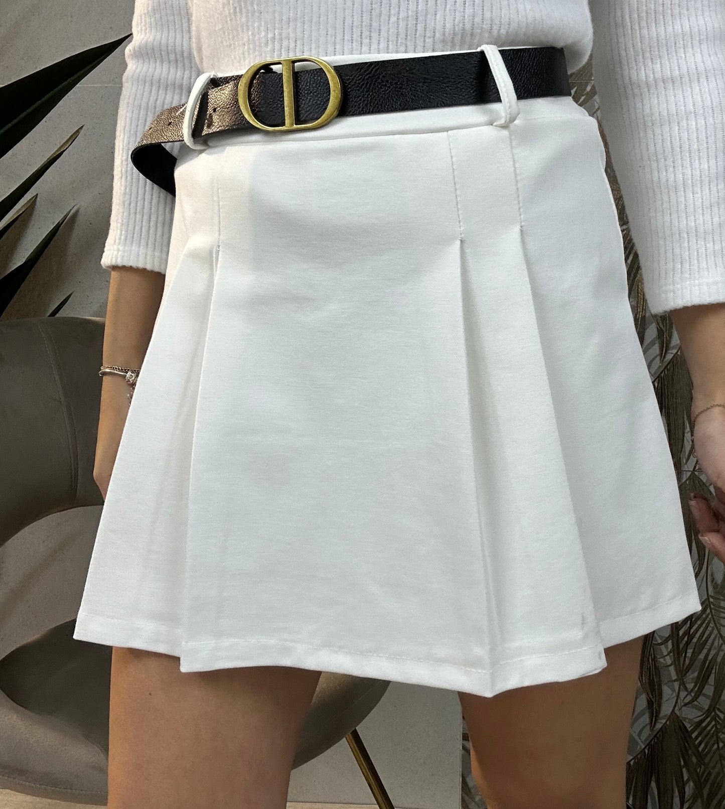 Gonna pantaloncino bianca