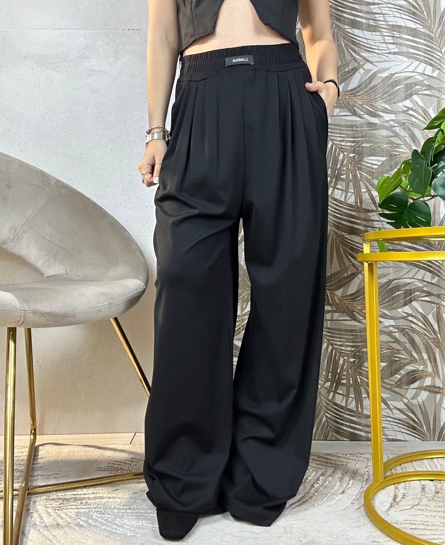 Pantalone LUMINA nero