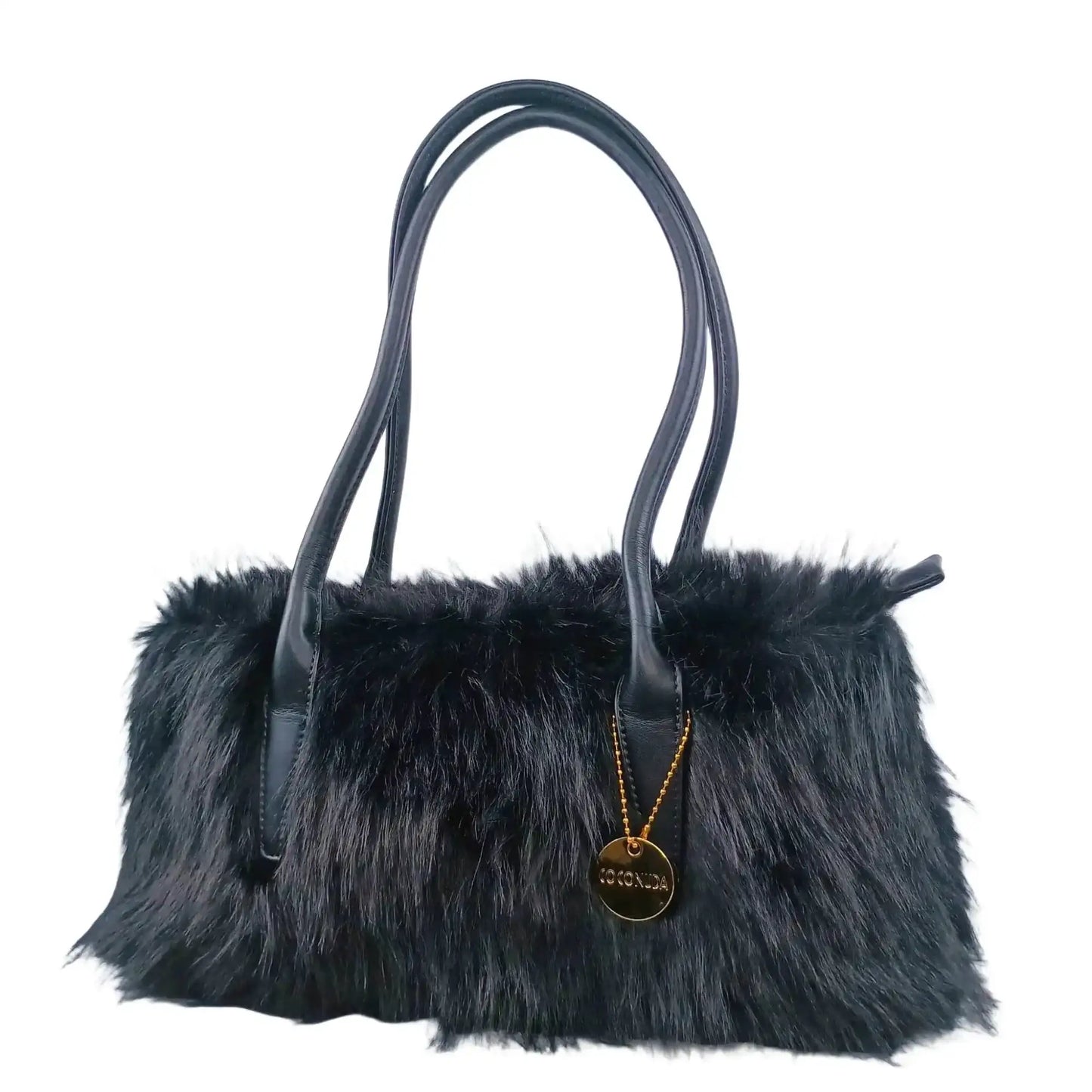 Fur Leather Handbag - MS-7158