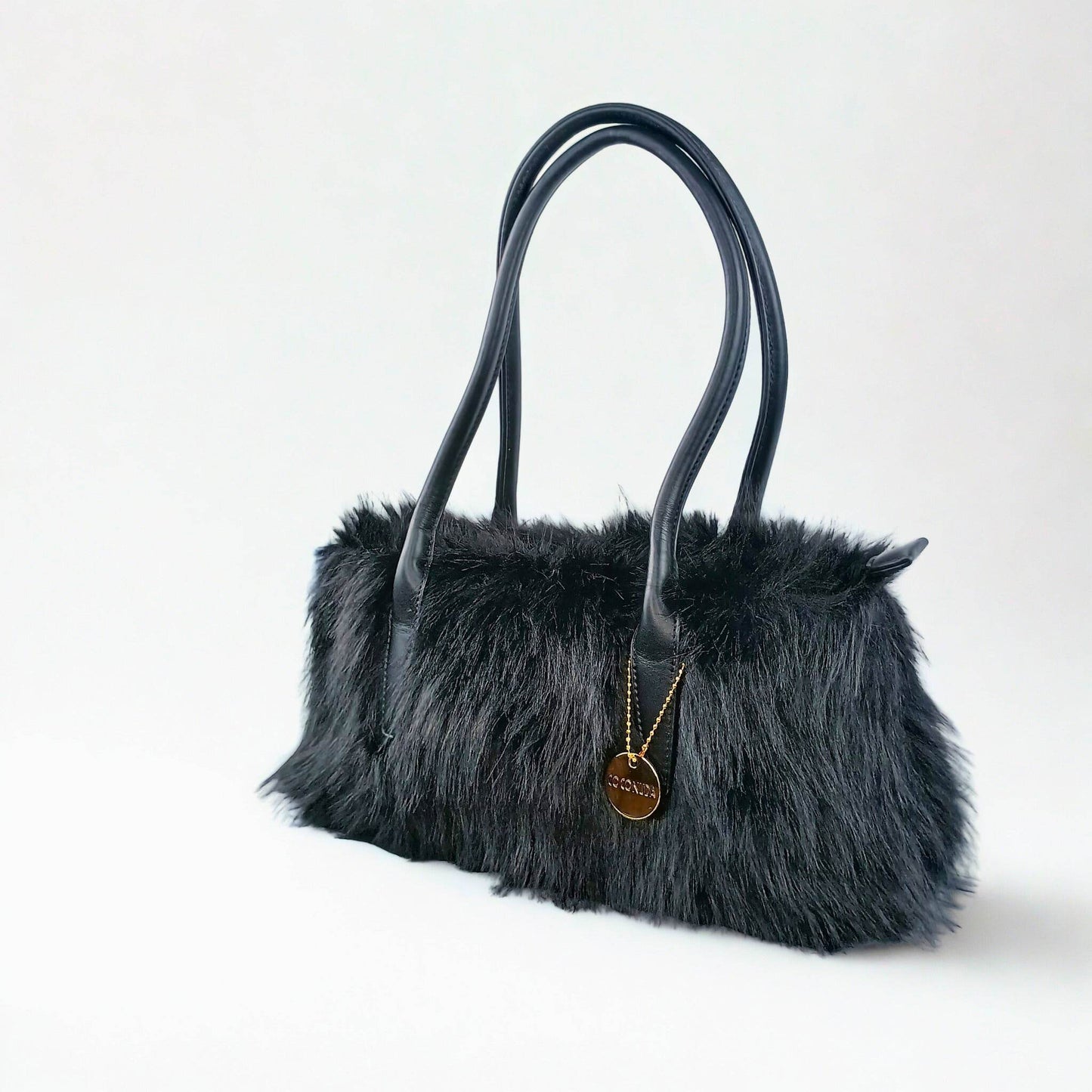 Fur Leather Handbag - MS-7158