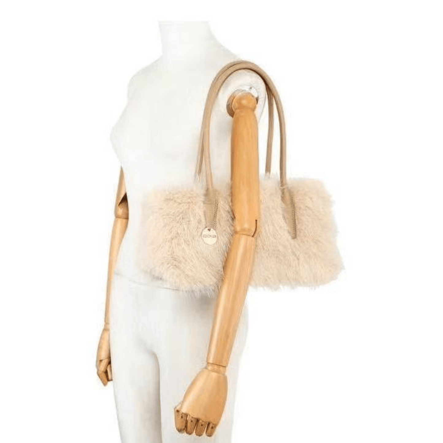 Fur Leather Handbag - MS-7158