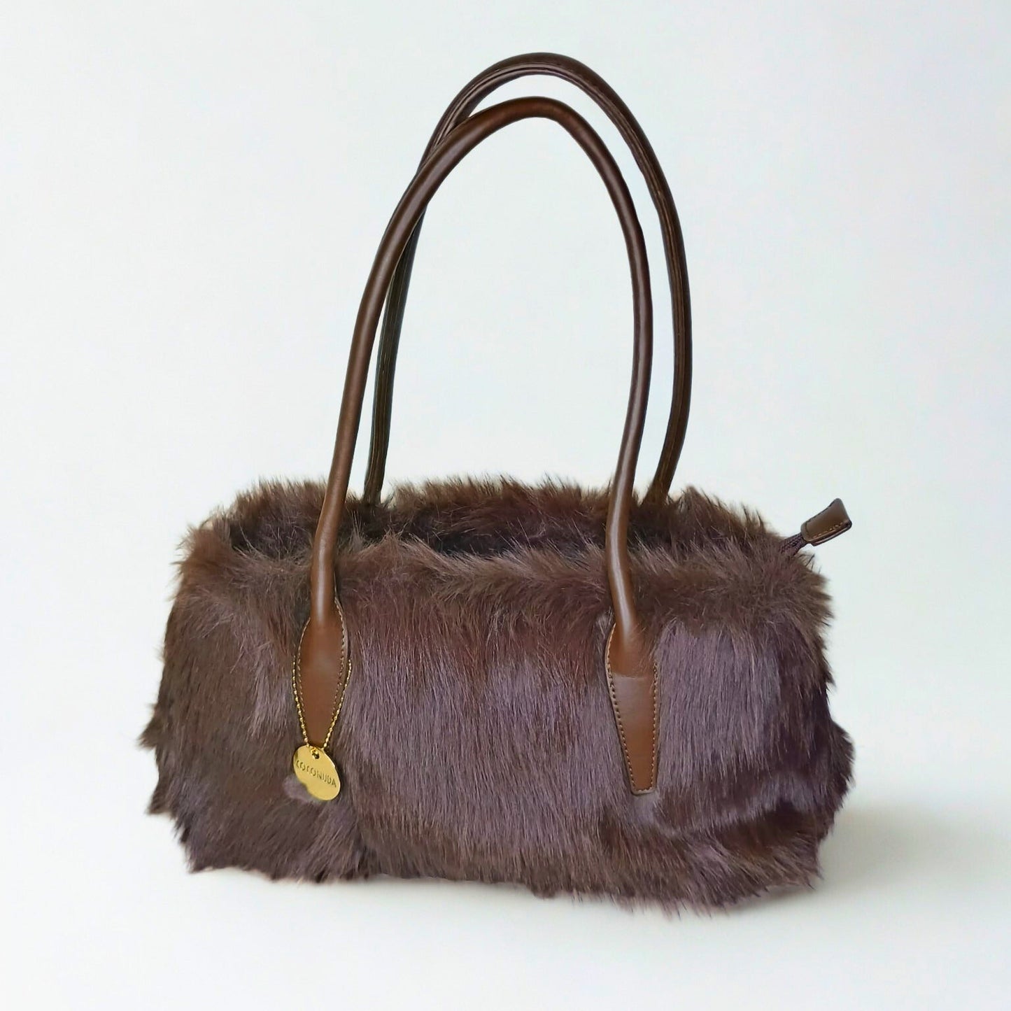 Fur Leather Handbag - MS-7158