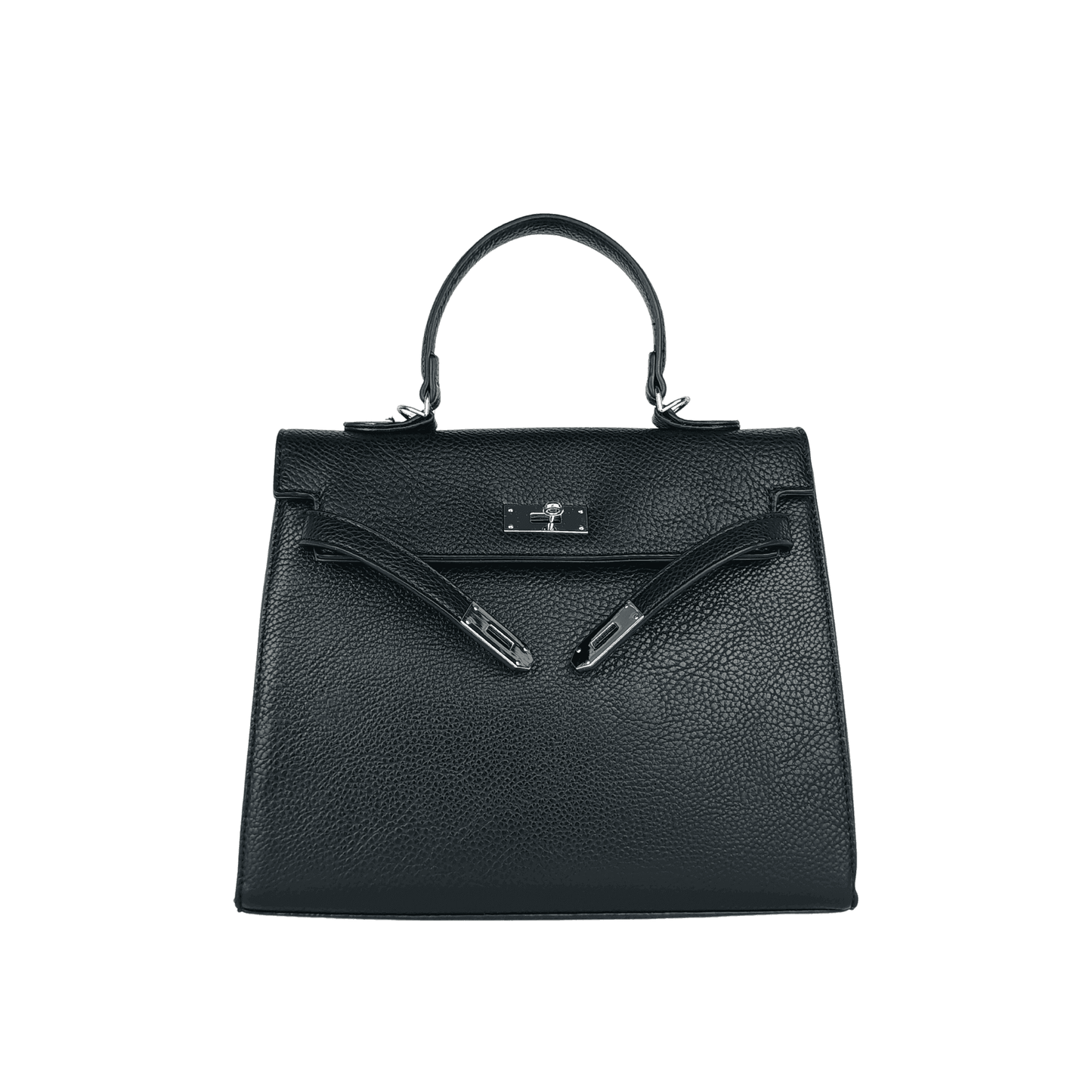 Handbag with Silver Metal Details MS-7528