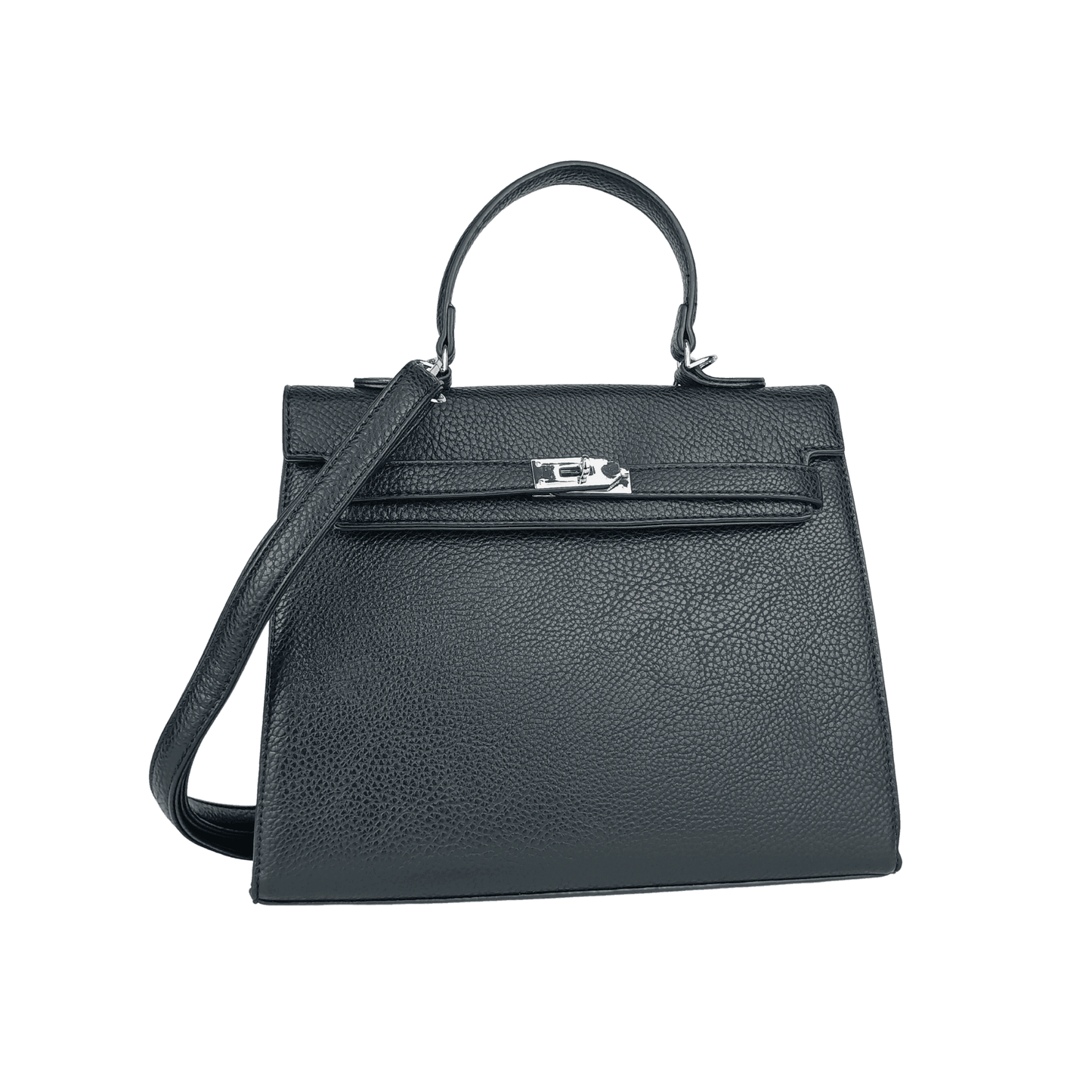 Handbag with Silver Metal Details MS-7528